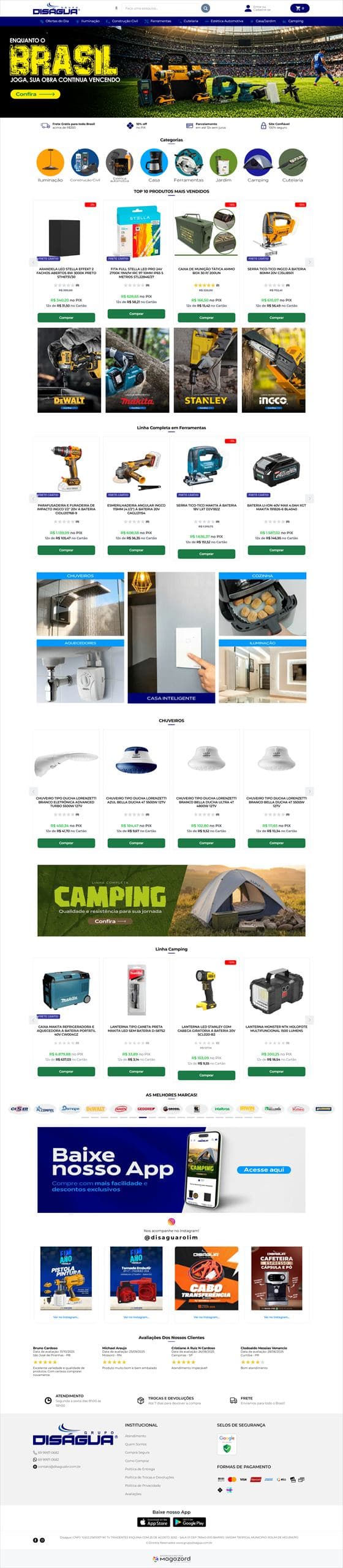 Site Grupo Diságua, criado pela Psy Comunic