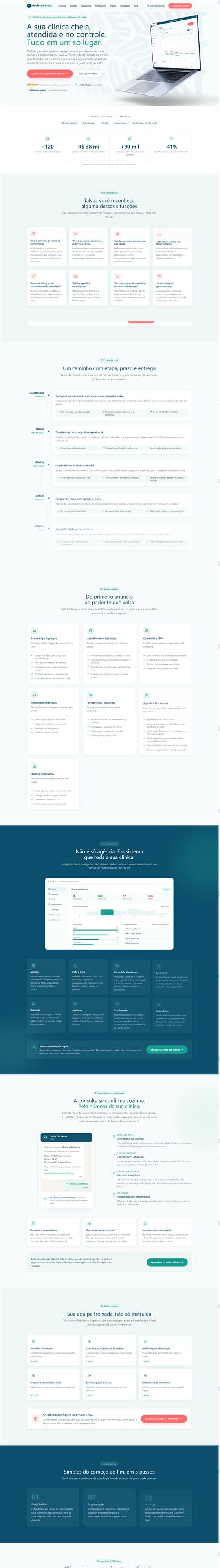 Site Medi Marketing, criado pela Psy Comunic