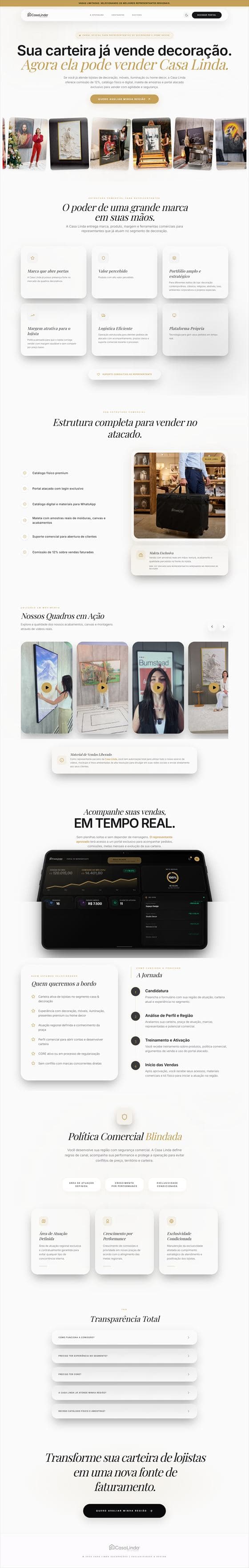 Site Representantes, criado pela Psy Comunic